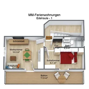 Haus Edelraute Apartment Mittenwald